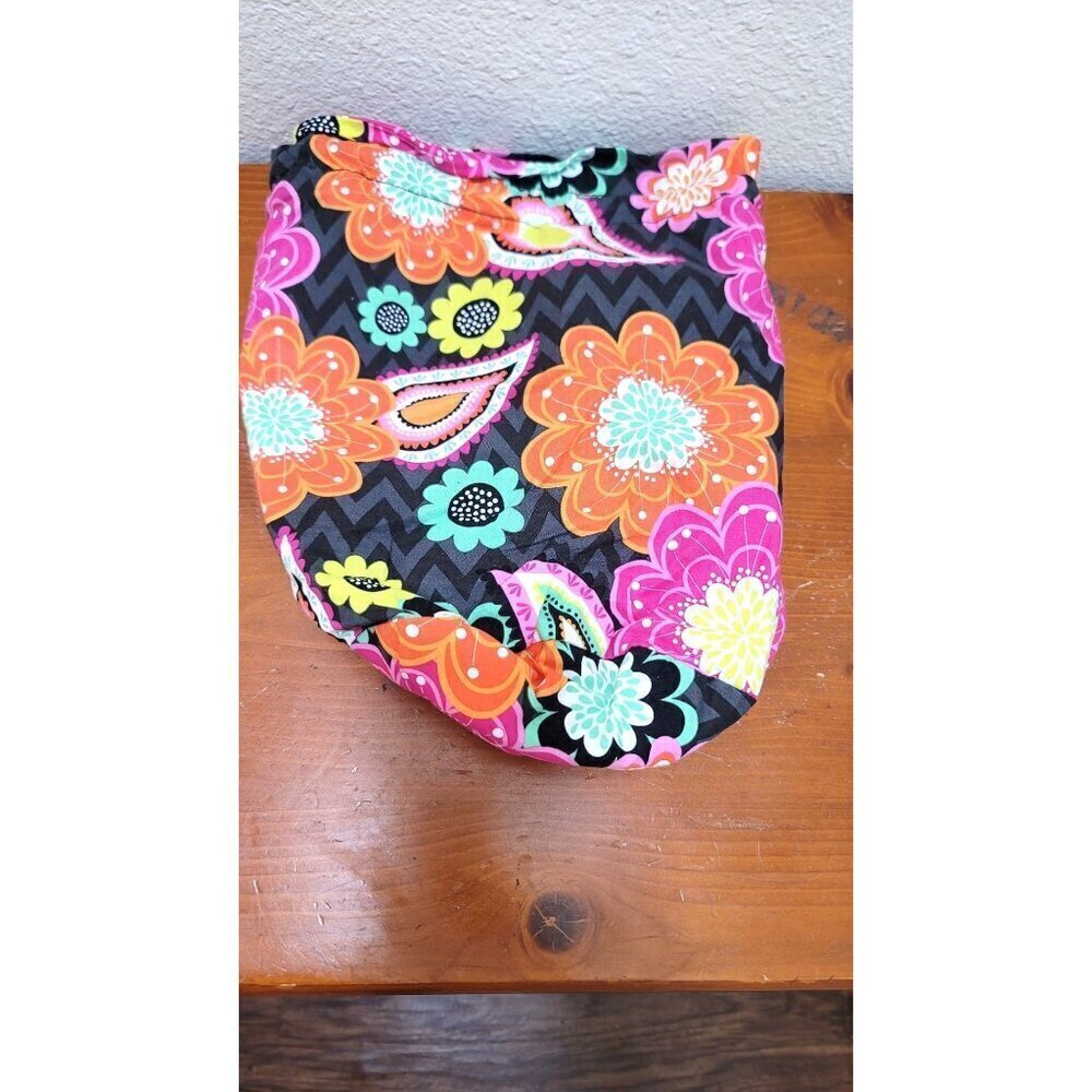 Vera Bradley Multicolor Floral Pattern Reusable Wet Bag With Drawstring Closure